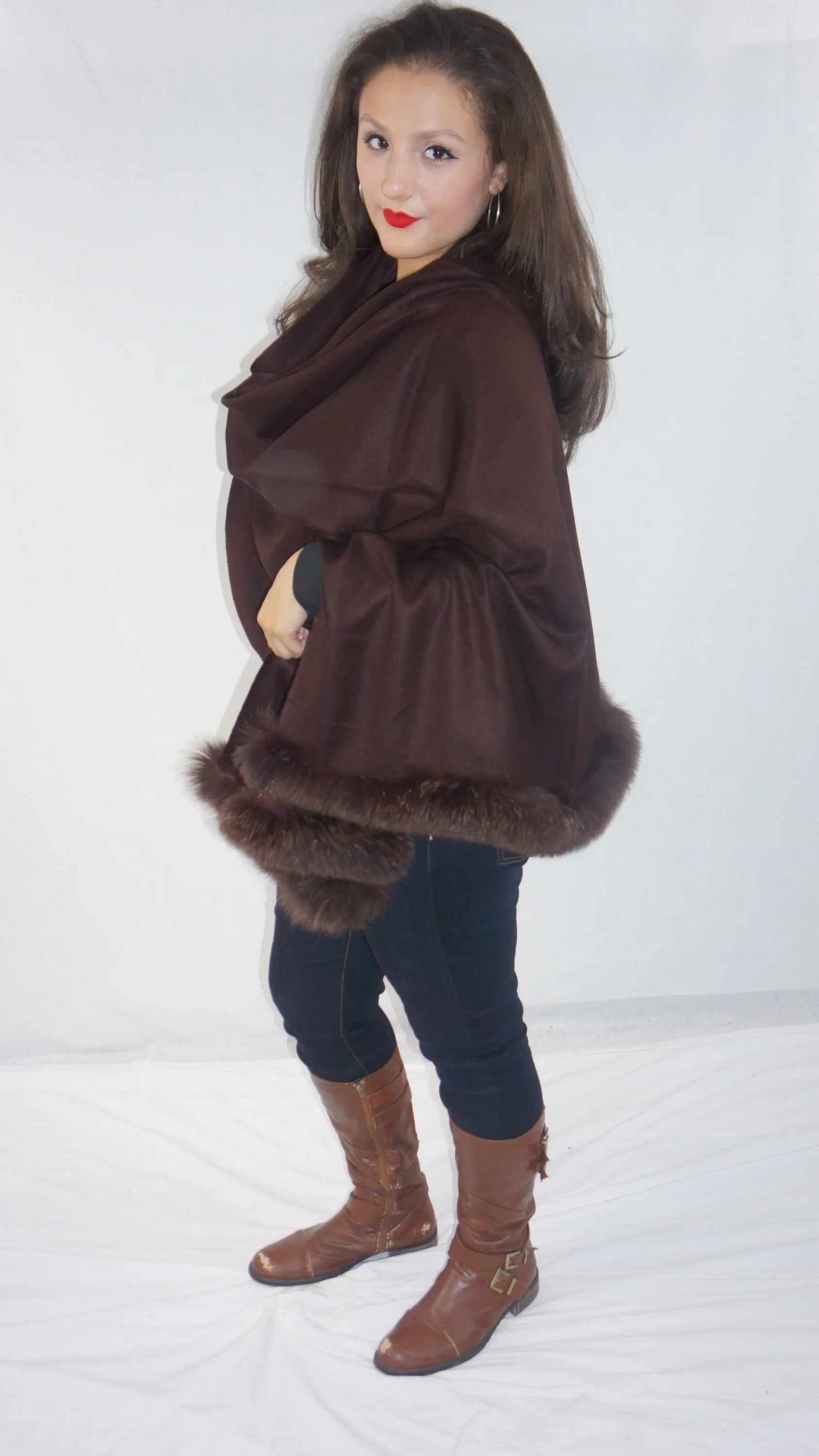 Silk-poncho-cape-cashmere-cashmere scarf-dress shawl-keffiyeh